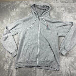 Bella Canvas Disney Little Mermaid Full Zip Hoodie Sweatshirt Women's Size Large